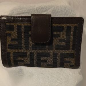 Fendi Dark Brown Leather Accessory
